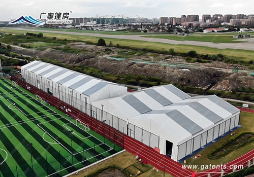 彩霸王打造大型装配式体育馆，为学校创设更好的体育活动环境